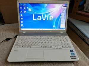 綺麗・格安◆15.6インチ NEC LaVie LS550/E (i5-2.3Hz) 4GB 大容量750GB 無線lan ブル－レイドライブ Windows10&office2010◆付属品有