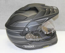 美品　SHOEI　ヘルメット　HORNET　ADV　NAVIGATE　ホーネット　エーディーブイ　ナビゲート　TC-5　グレー／ブラック　2017年製　Sサイズ_画像5