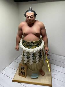 横綱　紫峰作　相撲人形　力士　相撲　