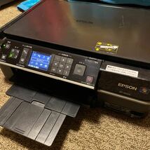 EPSON インクジェット複合機 EP-802A 動作品　インク多数付き　無線LAN/ディスク印刷_画像1