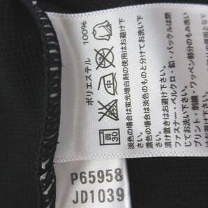 adidas アディダス ワンピース スポーツウエア ジップ 半袖 ロゴ P65958 JD1039 レディース L ブラック irmri yg5475の画像7