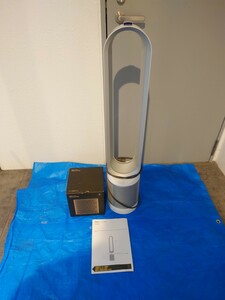 sr1234 192 手渡し限定 dyson タワーファン 扇風機 ホワイト ダイソン リモコン付き 新品フィルター付き 現状品 中古 家電 空調設備