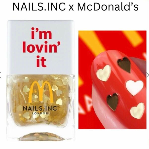 【新品】NAILS INC x マクドナルド☆I'm Lovin’ It☆ネイルトッパー