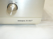 オンキョー　Integra A-927　プリメインアンプ　アンプ　ONKYO_画像8