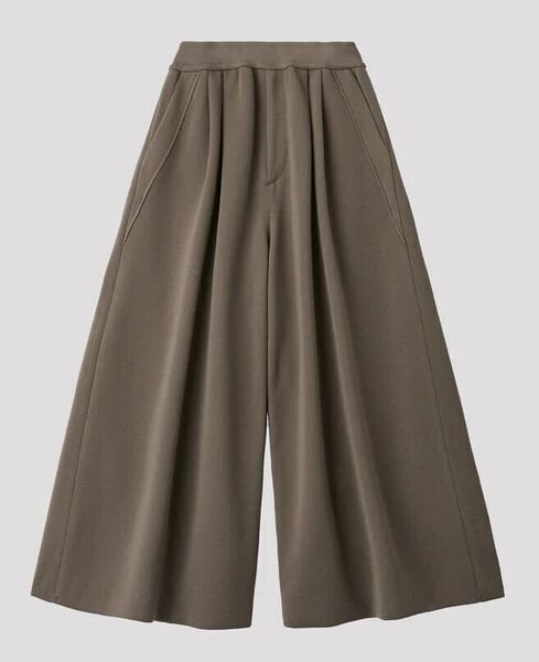 美品 送料込 CFCL シーエフシーエル TW MILAN RIB TUCKED WIDE PANTS パンツ ワイドパンツ ガウチョパンツ トープベージュ