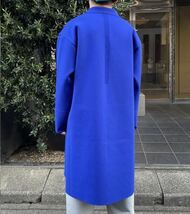 美品　送料込　CFCL シーエフシーエル　DF HIGH GAUGE COAT コート　ブルー_画像5