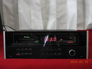 McIntosh MR7082 ＡＭ／ＦＭステレオチューナー 日本国内ＦＭ対応エレクトリ正規輸入品　美品　