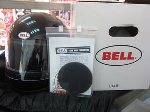 BELL　STAR2　スターⅡ　ブラック　XLサイズ　族ヘル　61-62ｃｍ用　付属品あり