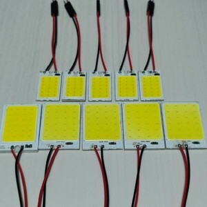 フルCOB 100系 ハイエース スーパーカスタム 超爆光 T10 LED ルームランプ 10点セット ホワイト トヨタ /c24/c18