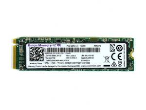 Union Memory (Lenovo純正品) M.2 2280 NVMe SSD 256GB /健康状態86%/累積使用3040時間/動作確認済み, フォーマット済み/中古品