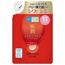 肌ラボ 極潤 薬用 ハリ 乳液 ロート製薬 ROHTO 美容 高保湿 エイジングケア シワ改善 シミ対策 つめかえ用 140ｍＬ 2点セット_画像5