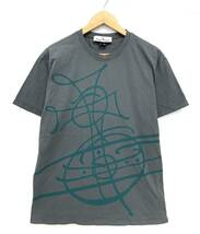 T03/053 Vivienne Westwood ヴィヴィアンウエストウッド Tシャツ 半袖Tシャツ トップス M グレー_画像1