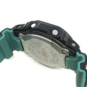 T03/076 CASIO カシオ G-SHOCK ジーショック アクセサリー 3461 GW-B5600 ラバーベルト デジタル 時計 腕時計 パープル/グリーン エヴァの画像5