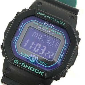 T03/076 CASIO カシオ G-SHOCK ジーショック アクセサリー 3461 GW-B5600 ラバーベルト デジタル 時計 腕時計 パープル/グリーン エヴァの画像1