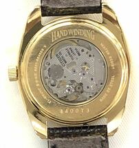 T02/107 JPRESS 1902 CITIZEN シチズン 腕時計 17石 手巻き 裏スケ GP/ss 6631 記念品？非売品？_画像6