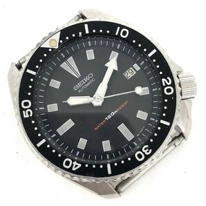 T03/122 SEIKO セイコー 自動巻き デイト 稼働品 AUTOMATIC オートマチック 腕時計 7002-7000 150ｍ 防水 ダイバーズ SCUBA DIVERSの画像6