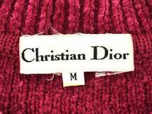 T03/140 Christian Dior クリスチャンディオール プルオーバー 長袖 ニット セーター トップス M ピンク系_画像6