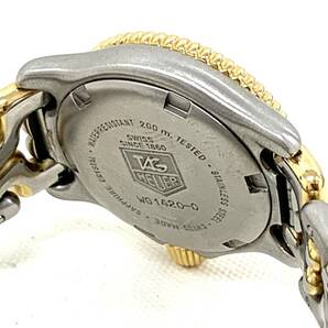 T03/169 TAG HEUER タグホイヤー プロフェッショナル 純正ブレス 腕時計 200ｍ WG1420‐0 シルバー/ゴールドの画像5