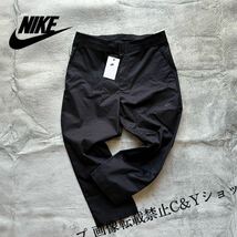 格安送料 XLサイズ （ 34 ）新品 NIKE ナイキ クロップドパンツ チノパン テーパードパンツ ロゴ プリント 黒 ブラック LL DD7033-010_画像1