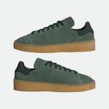 27.0cm 新品 STAN SMITH CREPE adidas originals スタンスミス クレープ アディダスオリジナルス 緑 カーキ スニーカー aFZ6444_画像4