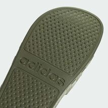 送料無料 26.5cm 新品 adidas アディダス アディレッタ アクア サンダル Adilette Aqua スライド 黒 ブラック カーキ メンズ HP9392_画像7