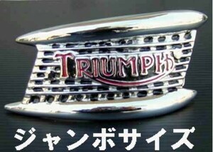 TRIUMPHトライアンフジャンボバックルシルバーカラー新品真鍮