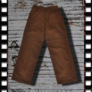  хлопок рабочие брюки размер 82 Brown новый товар cab clothing медь заклепка heavy pike Jean gru Cross 