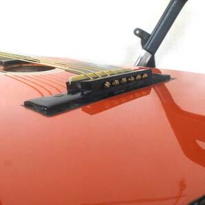 SEPIA CRUE ミニギターW50オレンジ色  弦高調整済み  ソフトケース付の画像9