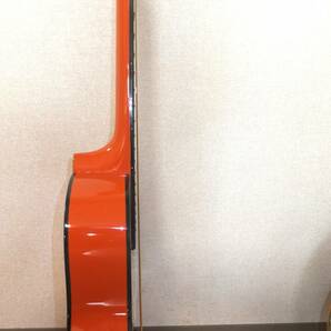 SEPIA CRUE ミニギターW50オレンジ色  弦高調整済み  ソフトケース付の画像4
