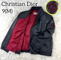 【超希少】Christian Dior ディオール　CDダイヤモンド　レディース　ジャケット　M ブラック　アウター　9 レッド_画像1