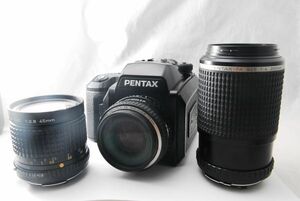 ☆Pentax 645N + Pentax-FA 645 75mm F2.8 + 200mm F4 (IF) + Pentax-A 45mm F2.8 レンズ３本
