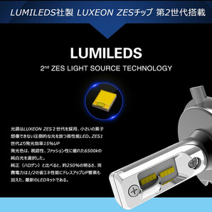 LEDヘッドライト H1 DC12V/24V 12000ルーメン 6500K ホワイト 車検対応 2本セット 2年保証の画像5