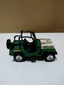 ミニカー 箱無 1/42 三菱 ジープ JEEP ALITALIA