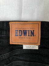 カッコいい！EDWIN エドウィン メンズ ストレッチ デニムパンツ 黒 日本製_画像2