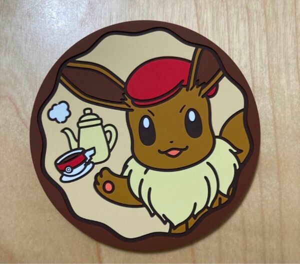 ポケモンカフェ限定ラバーコースター イーブイ