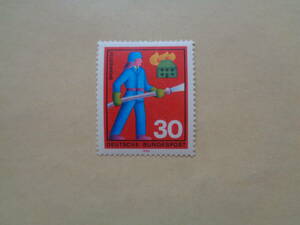 ドイツ切手　1970年　自発的救援サービス　消防　　30