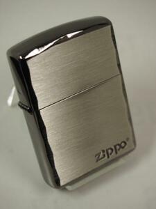 Art hand Auction Zippo ARMOR Simple Logo Shine Ray Carved Armor Черный Серебристый SBN Черный, Писатель, Зиппо, другие