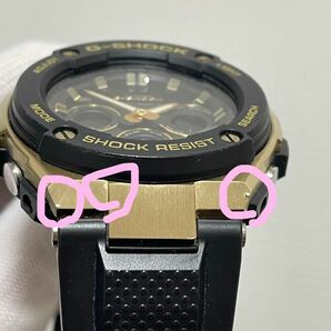 完動品 外観良好 G-SHOCK G-STEEL GST-W300G-1A9JF ジースティール ゴールドの画像2