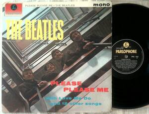 The Beatles Please Please Me PMC 1202 Yellow Parlophone UKオリジナル 3rd バージョン LP レコード