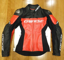 DAINESE ダイネーゼ RACING3 レーシングレザージャケット サイズ46(日本M相当) 美品 即決時送料無料_画像1