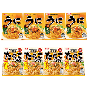 ■エスビー　まぜるだけのスパゲッティソース　うに・たらこバター　2種8袋■1袋2パック入り■あえるパスタソース