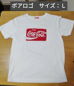 【№523】Coca Cola コカコーラ Tシャツ L ロゴボア