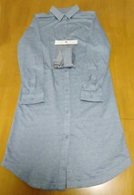 【№520】未使用 LACOSTE ロングシャツ ワンピース S_画像4