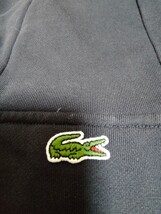 【№533】ラコステ LACOSTE ミドルワニロゴスウェットパーカ Lサイズ_画像6