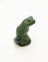 LALIQUE ラリック カエル レネット RAINETTE かえる クリスタル ガラス オブジェ フィギュリン 置物 クリア アマガエル_画像2