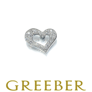 Pierge Pierce Diamond Light Heart One Ear K18WG BLJ/GenJ