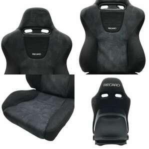 ▼程度良好 RECARO レカロ SP-JJ SCHWARZ セミバケットシート セミバケ 底止め 両側ダイヤル ランパーサポート付 2脚セット 即決/即納▼の画像8