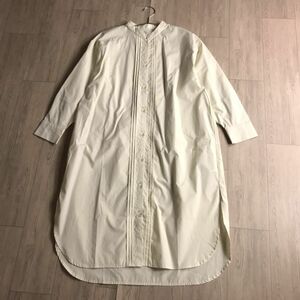 100円スタート☆ chocol raffine robe ショコラフィーネローブ　ピンタック　ワンピース　横幅ゆったり　体型カバー　フリーサイズ