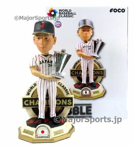 【MS】吉田正尚 2023年WBC 優勝記念 ボブルヘッド人形 新品 世界223個限定版 完売品 バブルヘッド 首振り人形 大谷翔平