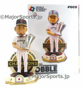 【MS】ダルビッシュ 2023年WBC 優勝記念 ボブルヘッド人形 新品 世界223個限定版 完売品 バブルヘッド 首振り人形 大谷翔平